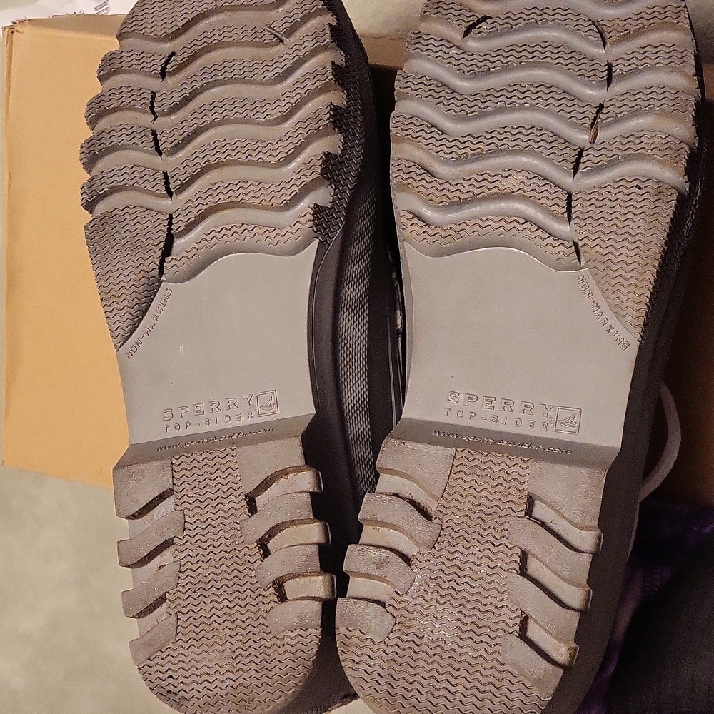 Sperry Grey Rain Shoes - Picture 5 of 6